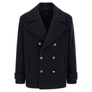 Balmain Men Wool Caban